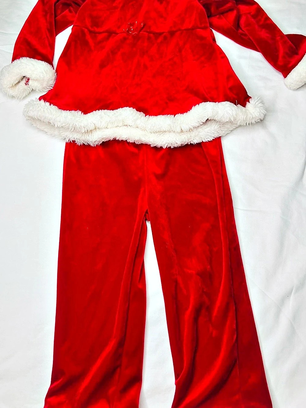 Youngland Santa Costume Set Red Girls 3T